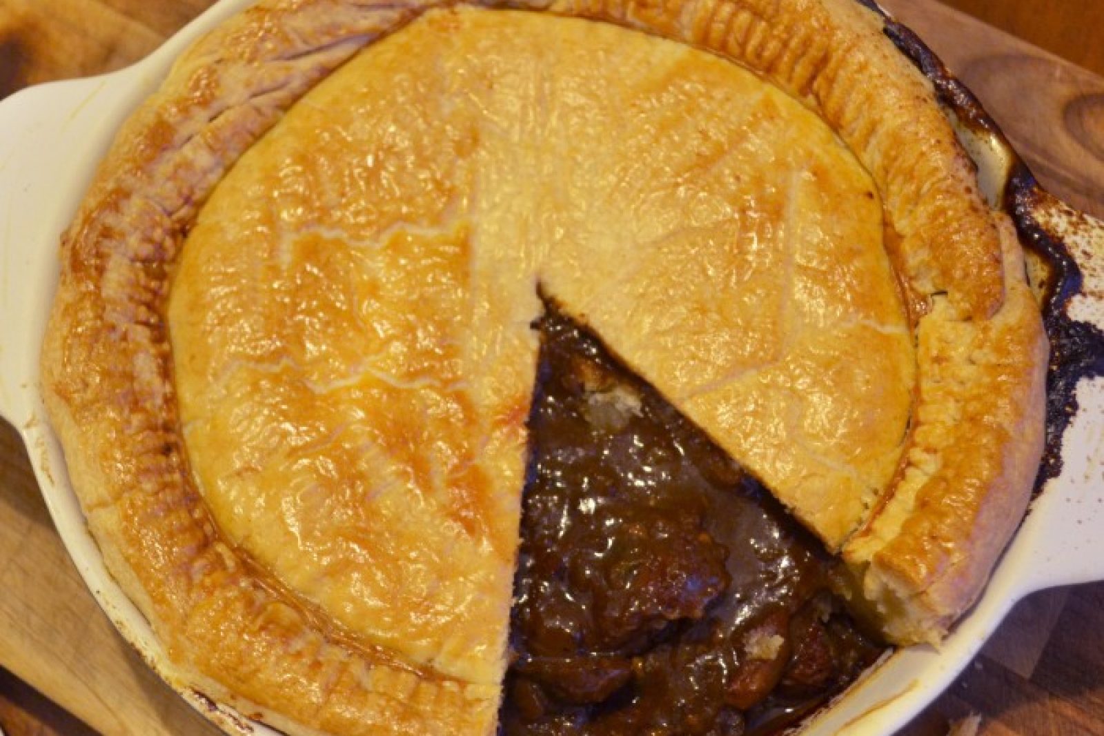 Beef and Oyster pie