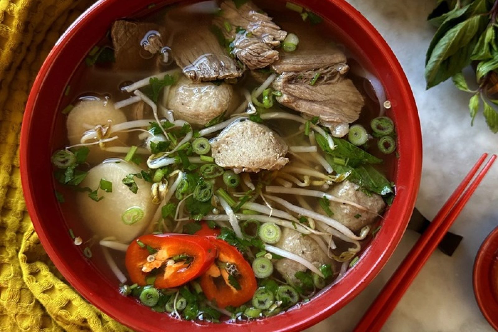 Beef pho