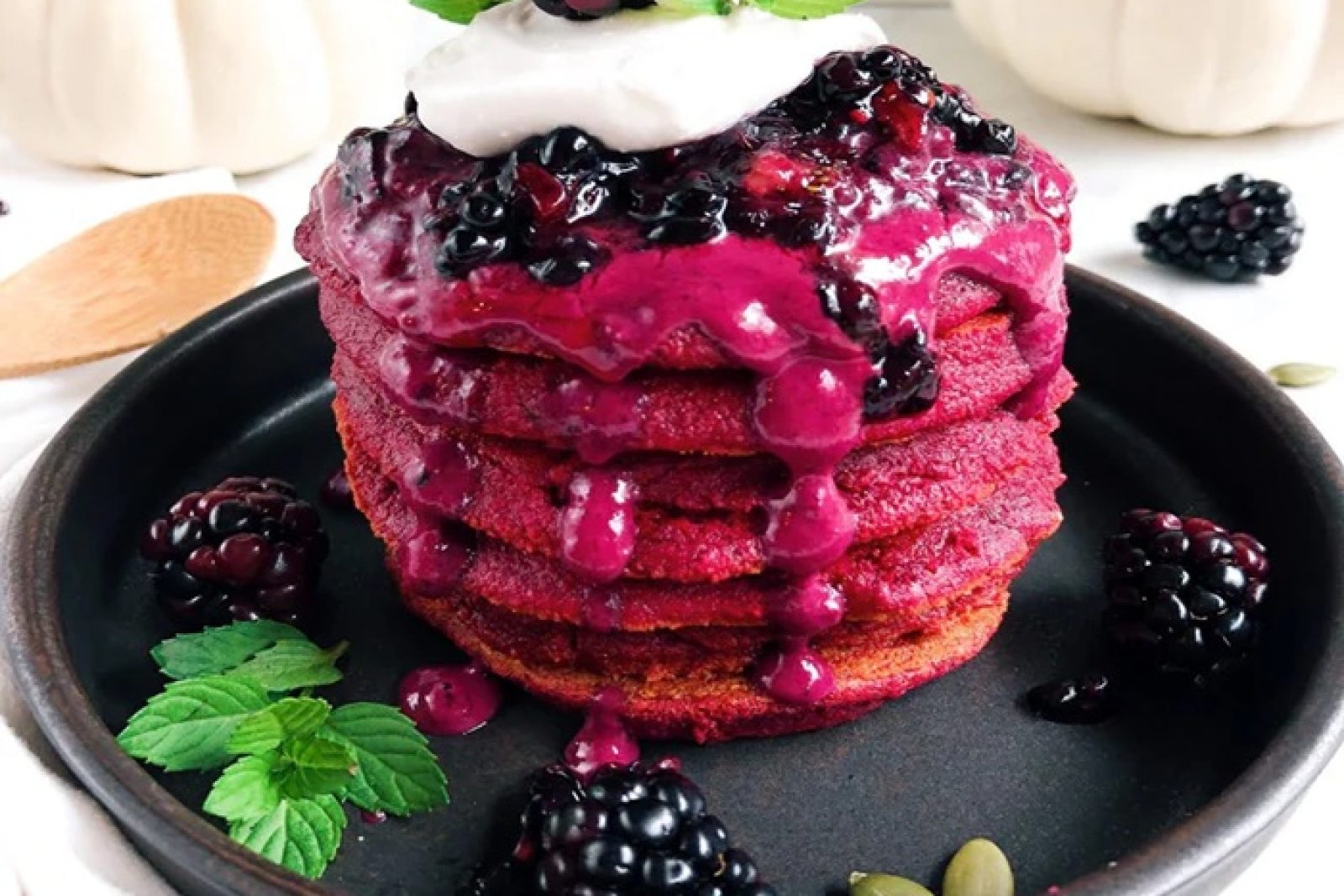 Pancakes z burakami
