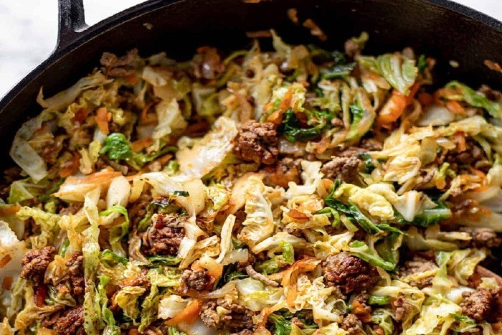 Cabbage with Ground Beef