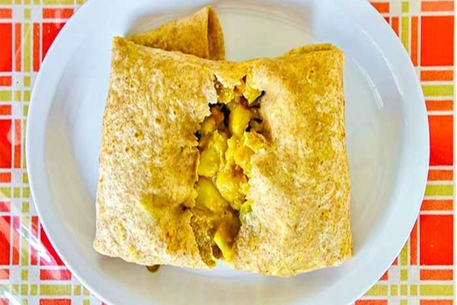 Chicken and Potato Roti