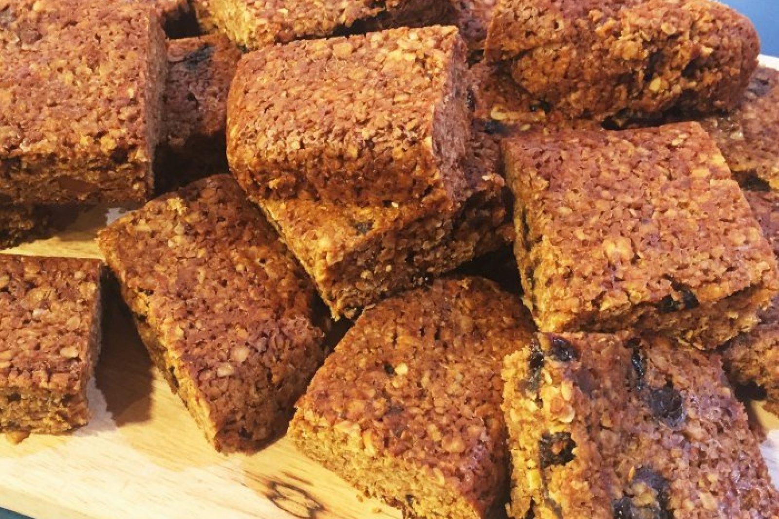 Christmas Pudding Flapjack