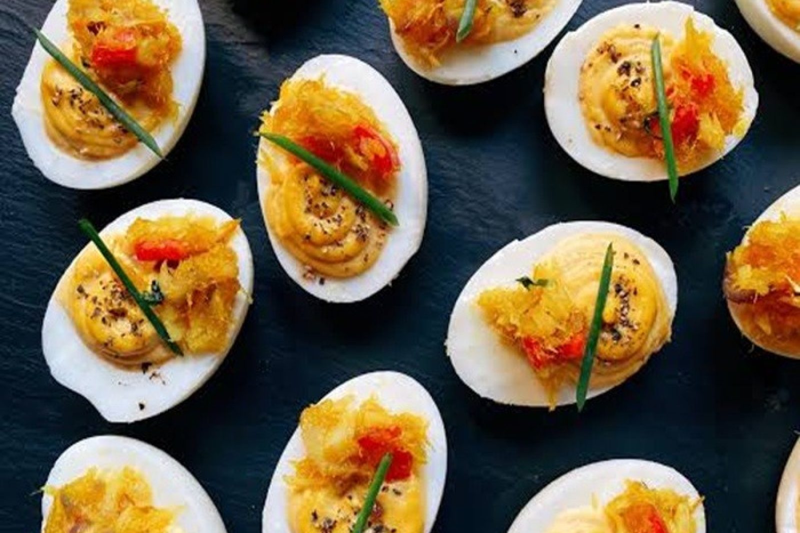 Zakwaszone jajka z dorszem