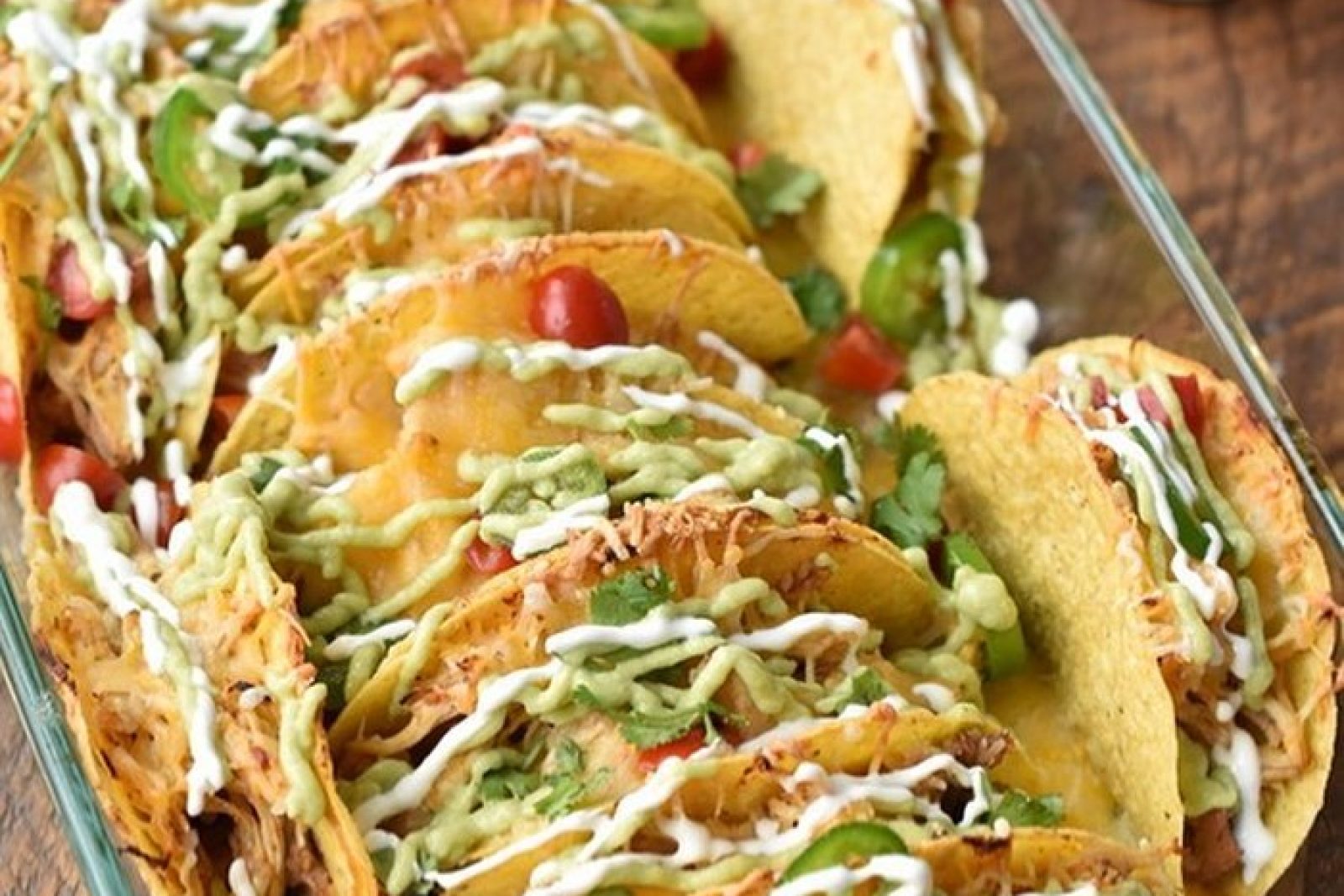 Tacos z kury podgrzewane w Crock Pot