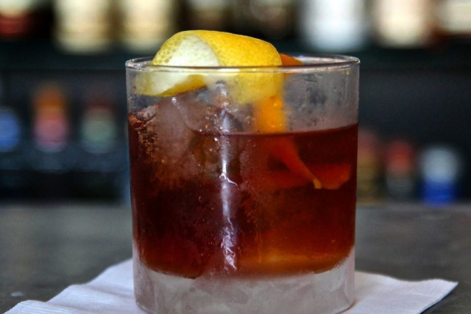 Rum Old-fashioned